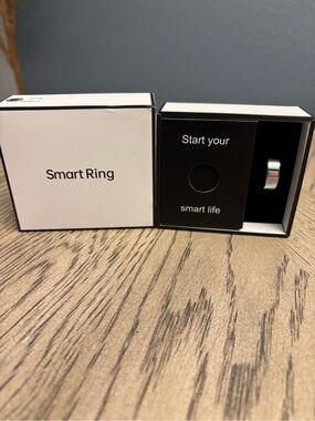 New Smart Ring with Charging Case-Size 9